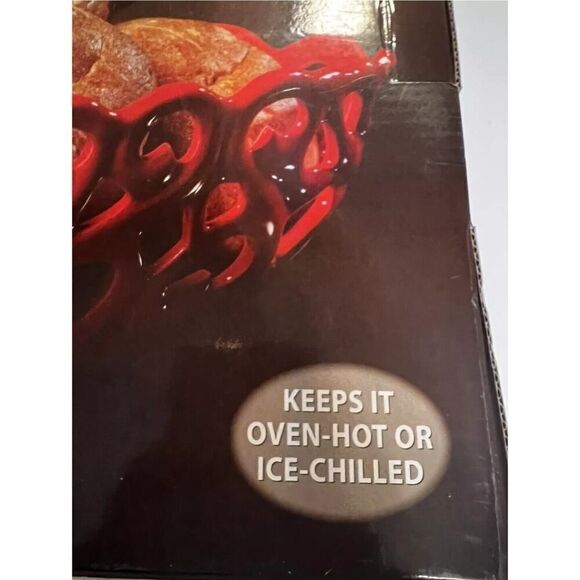 Tabletops Gallery Serving Baskets/Bowls High Fired Porcelain Set Of 2 Oven Safe - Picture 8 of 9